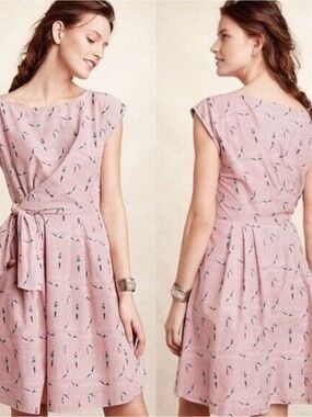 Anthropologie Maeve Bathing Beauty Striped Dress Size 2